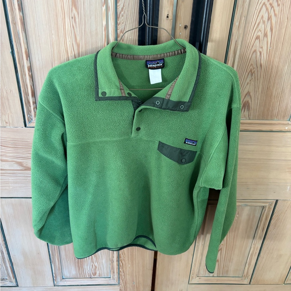 Patagonia Men's Green Fleece Pullover size L